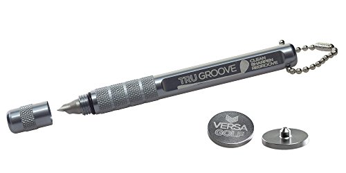 SILVER TruGroove Golf Club Groove Sharpener by VersaGolf...