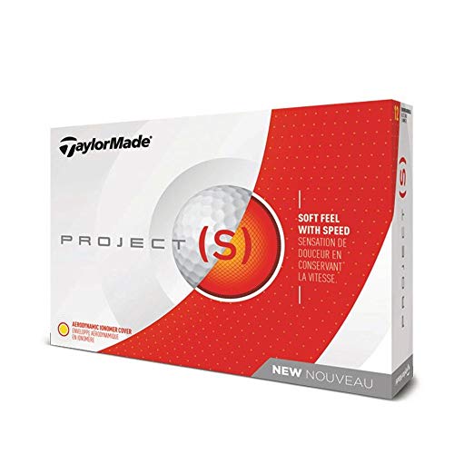 TaylorMade Project (s) Golf Balls, White (One Dozen),Large