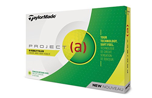 TaylorMade 2018 Project (a) Golf Ball, Yellow (One Dozen)