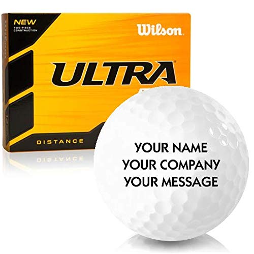 Wilson Ultra 500 Distance Personalized Golf Balls