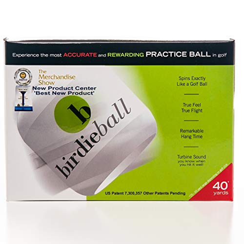 BirdieBall Practice Golf Balls, Full Swing Limited Flight...