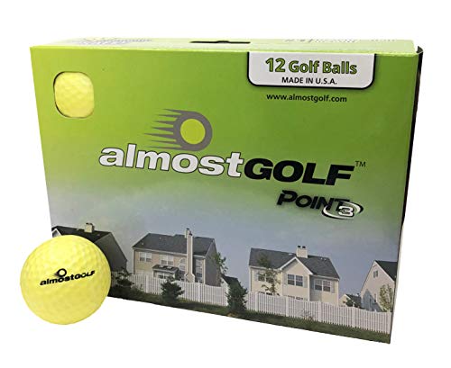 AG AlmostGolf Balls - Limited Flight Practice Golf Balls (12...