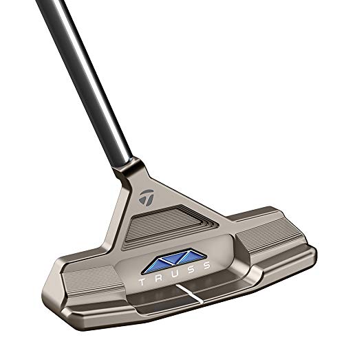 TaylorMade Truss Center Shaft Putter, Right Hand, 34 Inch Shaft , Titanium, Black, Blue