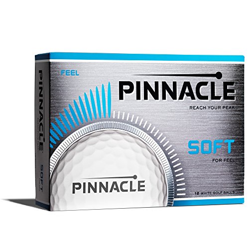 Pinnacle Soft Golf Balls, White (One Dozen)