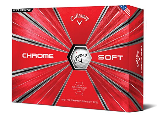 Callaway Golf Chrome Soft Golf Balls, (One Dozen), White...