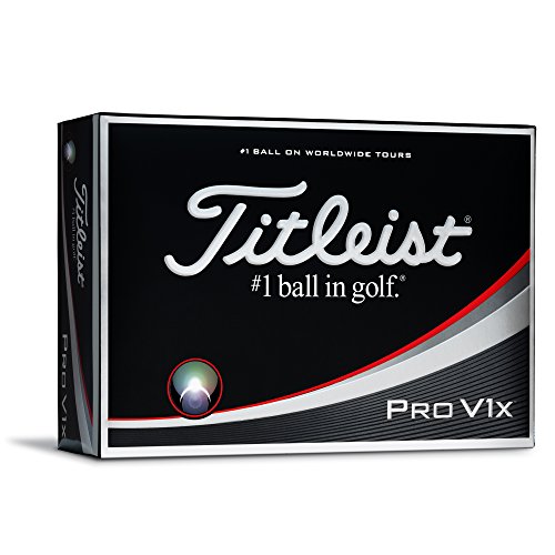 Titleist Pro V1x Golf Balls, White, Low Numbers 1-4 (One...