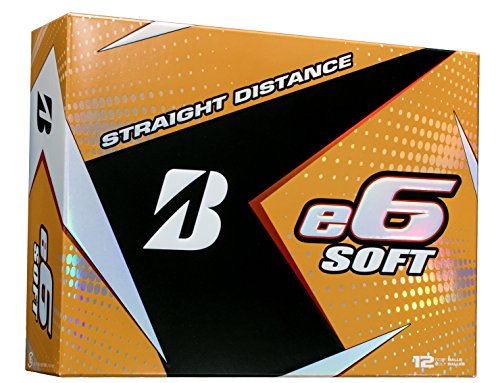 BRIDGESTONE GOLF e6 SOFT Golf Balls, White, Soft (Dozen Golf...