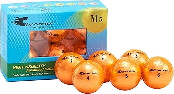 Chromax Metallic M5 Colored Golf Balls